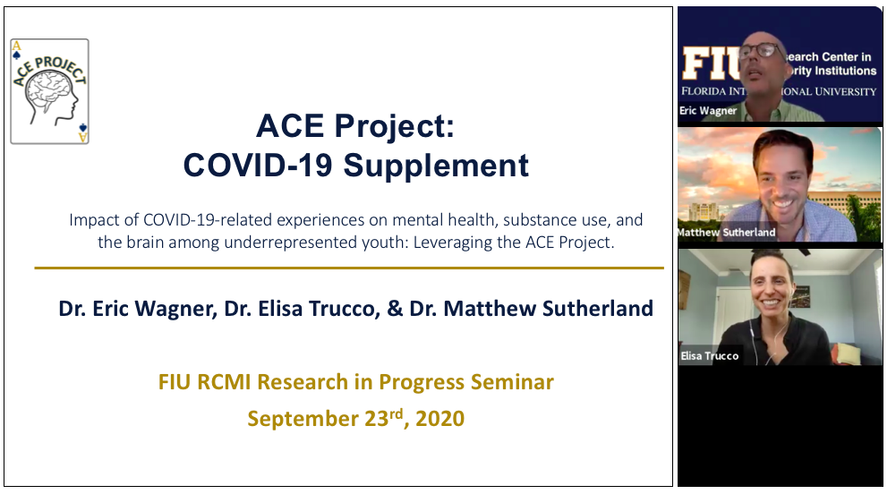 ACE Project Presents on Award of COVID-19 Administrative Supplement