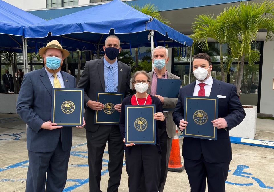 Drs. Bursac, Trepka, & Odom Receive City of Miami Recognition